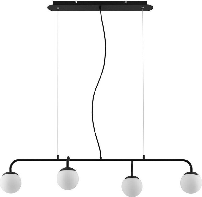 Rama LED-pendellampe med glasskjermer