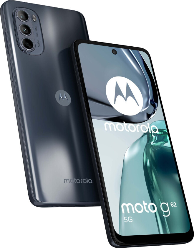 Moto G62 smarttelefon 4/64GB (midnight gray)