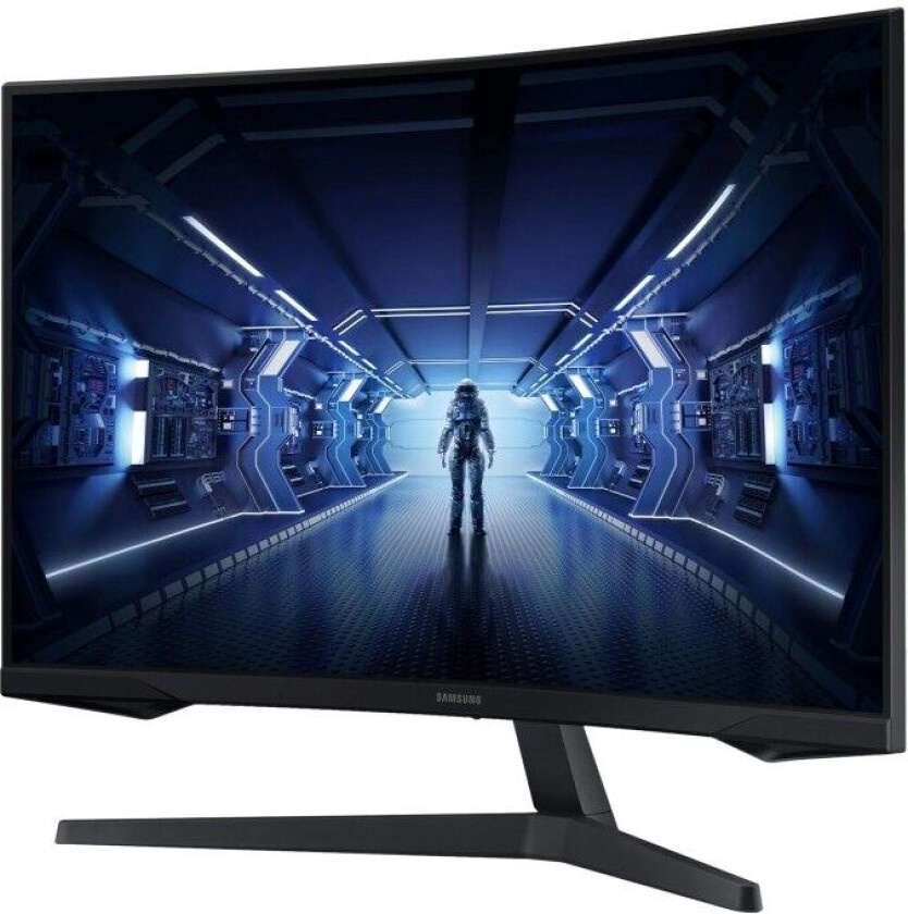 Odyssey G5 C32G55TQBU - G55T Series - LED-skjerm - kurvet - 32" - 2560 x 1440 WQHD @ 144 Hz - VA - 300 cd/m² - 2500:1 - HDR10 - 1 ms - HDMI,