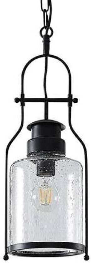 Rozalie hengelampe, lykt, svart