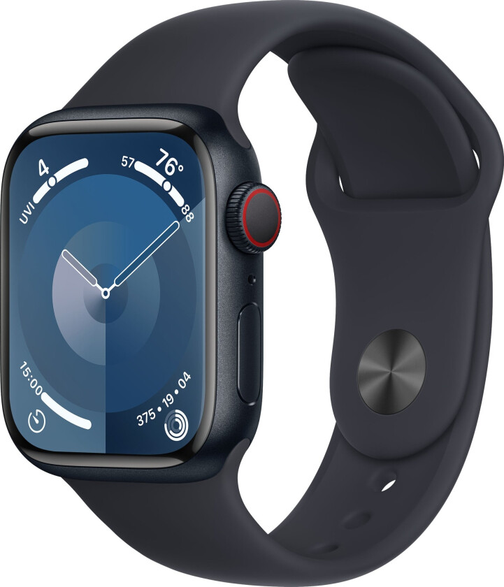 Watch Series 9 GPS + Cellular 41mm - Midnight Aluminium Case with Midnight Sport Band - M/L