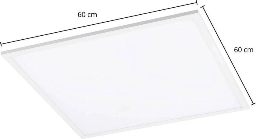 Luay LED-panel, 3 000-6 000 K, 60 x 60 cm