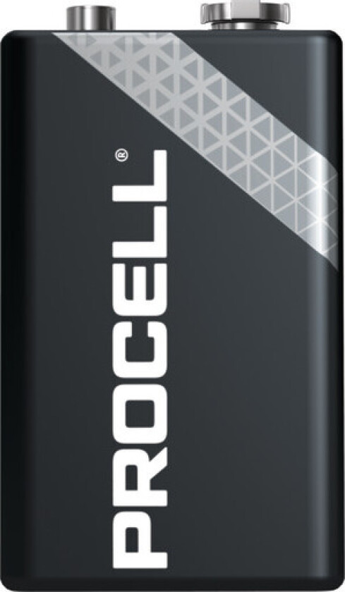 Procell 9V Alkaline Batterier - 10 stk.