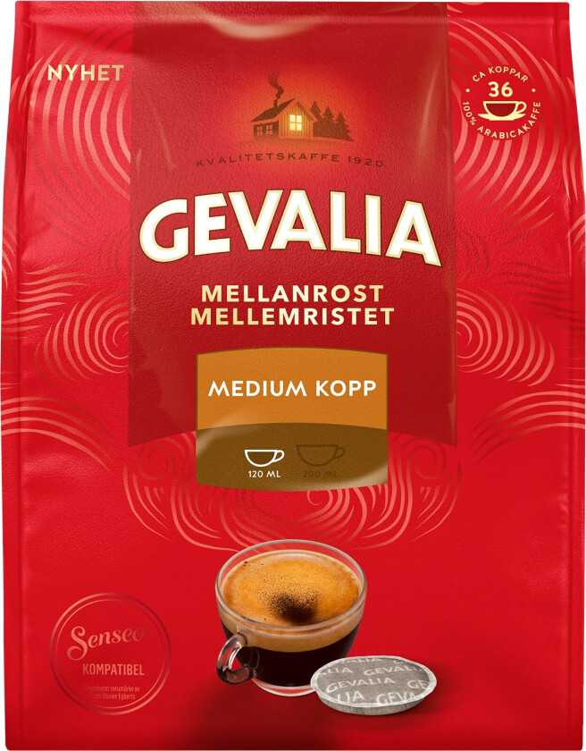 Senseo Gevalia Medium Roast - 36 pcs