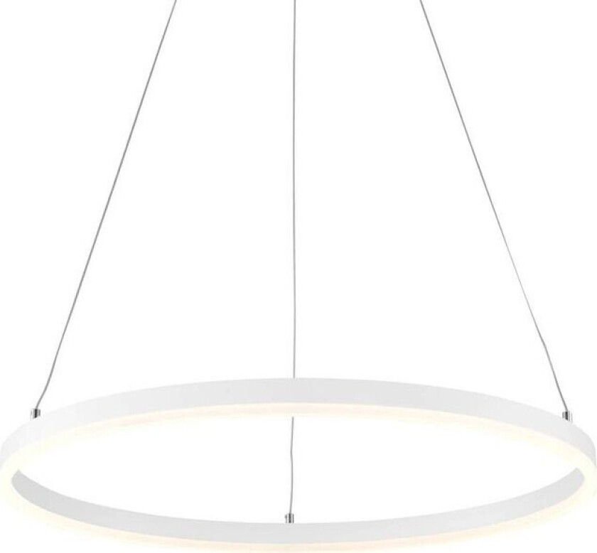 Albiona LED-hengelampe, hvit, 60 cm