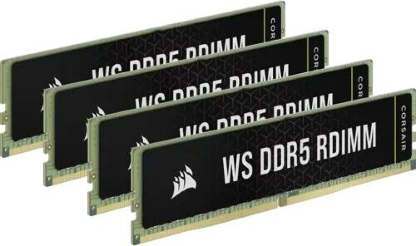 WS DDR5-5600 - 128GB - CL40 - Quad Channel (4 stk) - Intel XMP - Grønn