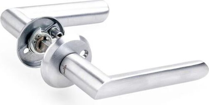 Utvendig Dørvrider New York Børstet Krom Posepakke