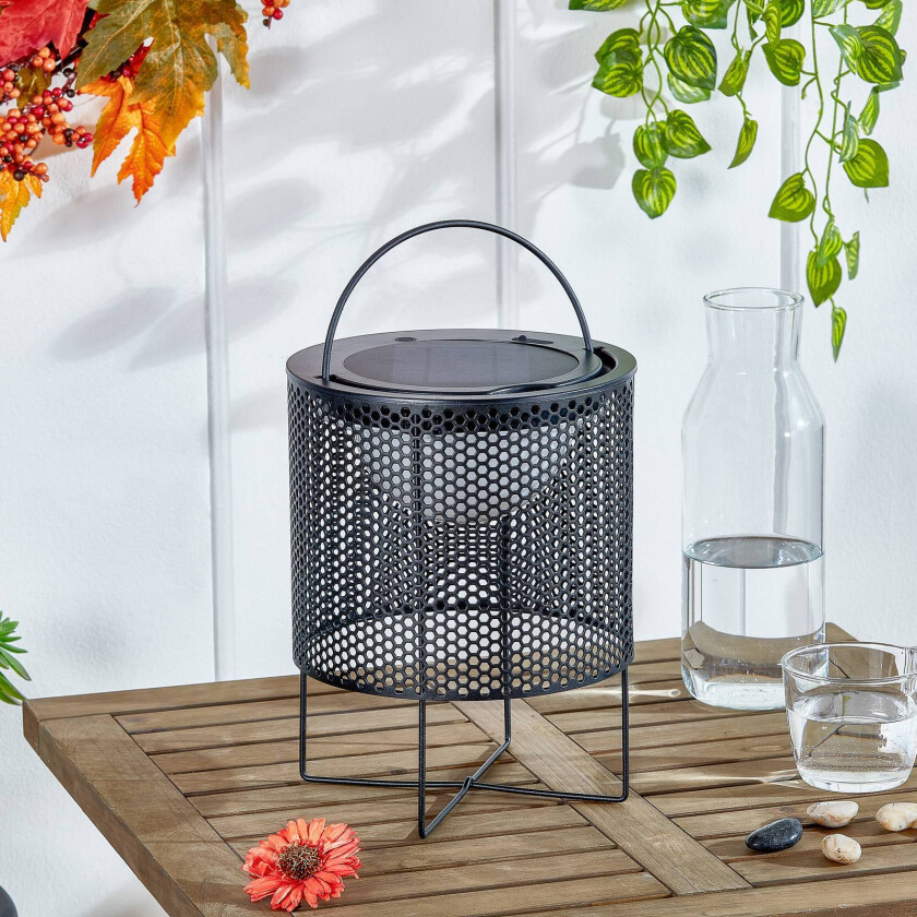 Achilleas LED-solcelleterrasselampe RGB