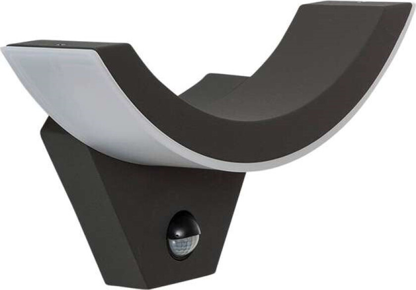 LED Utevegglys Half med bevegelsessensor