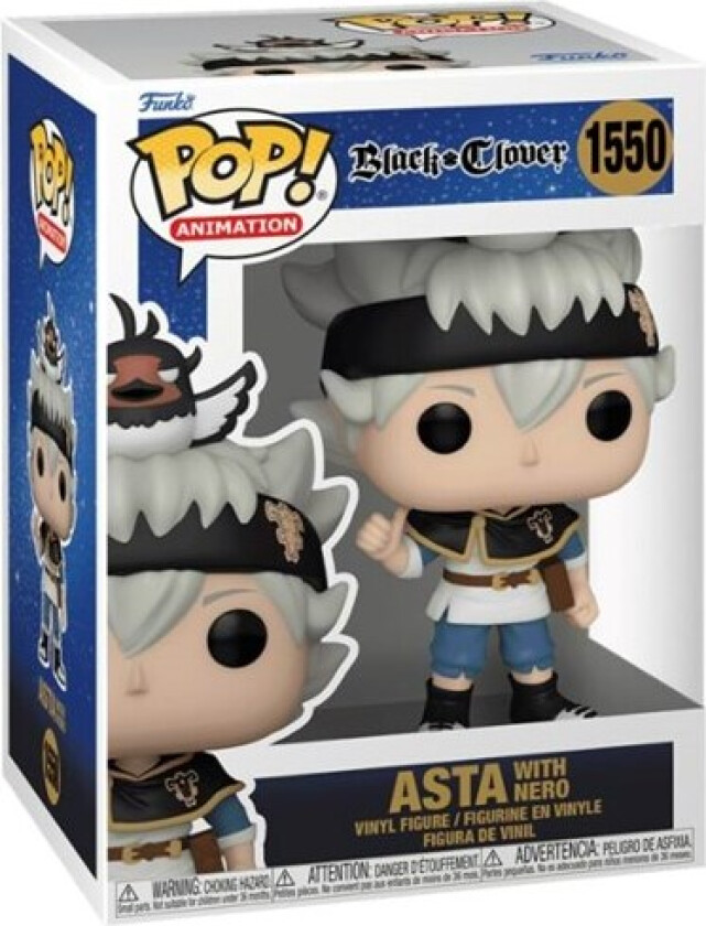 POP Vinyl Black Clover- Asta w/Nero