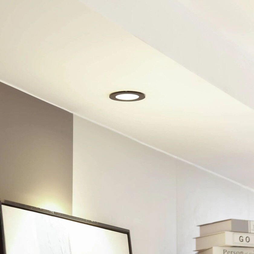 LED-downlight Aryx, svart, 2 700 K