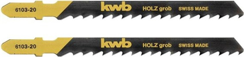 Kwb HCS stikksagblad 100/75 x 4,0 mm tre 2 stk.