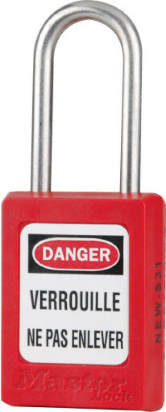 6 stk Masterlock Hengelås Metall Ø4,76 mm