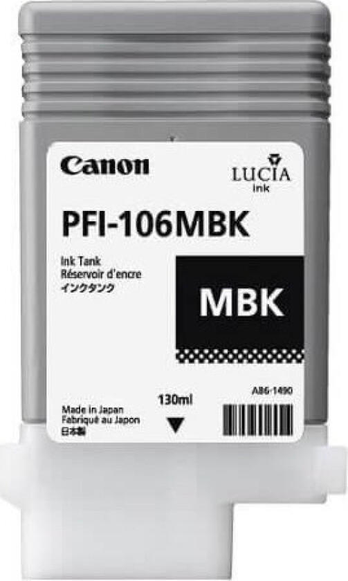 PFI-106 / 6620B001 Matte Black - Blekkpatron Matt svart