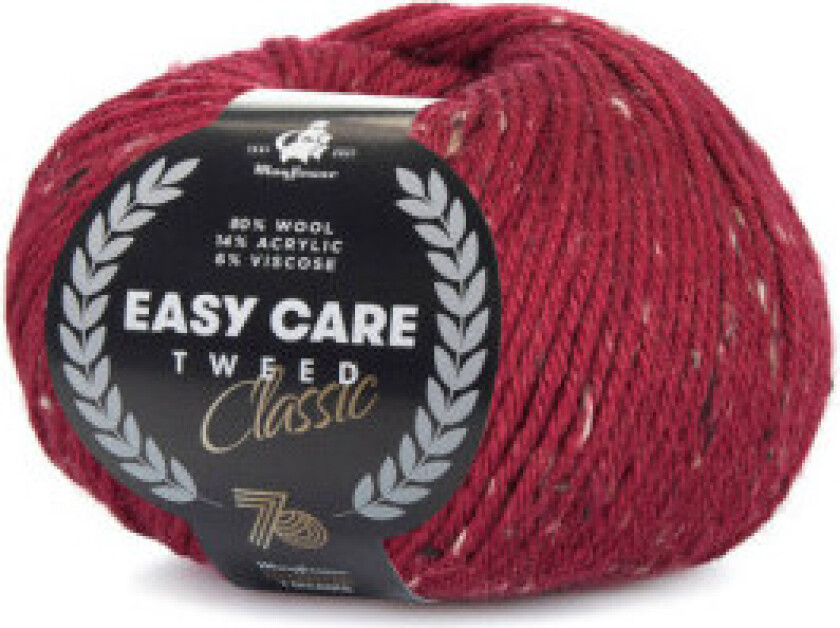 Easy Care Classic Tweed Garn 527 Vinrødt