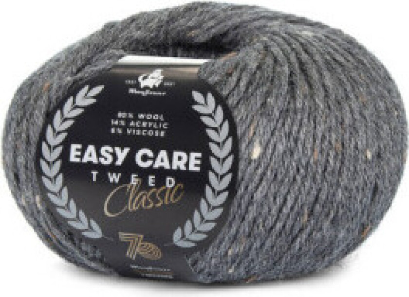 Easy Care Classic Tweed Garn 554 Koksgrått
