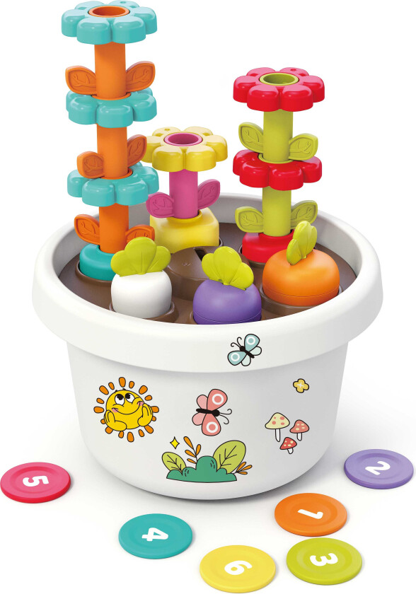 - Creative pot with plants&stickers (K10119)