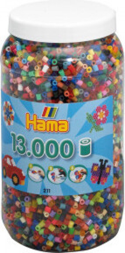 Midi 13000 Perler I Boks - Mix 68