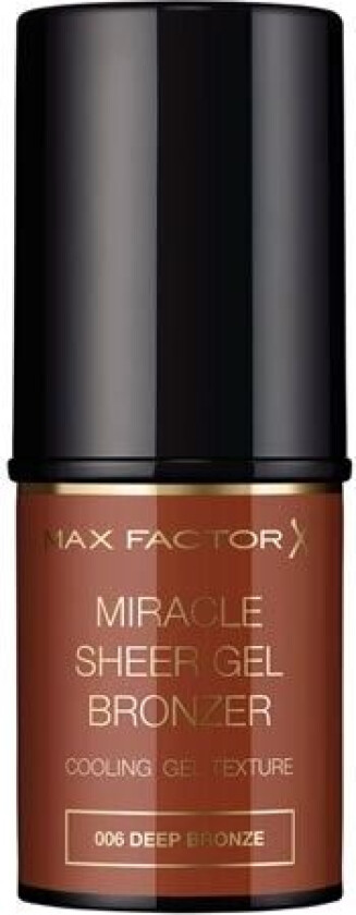 Miracle Sheer Gel Bronzer  006 Deep Bronze