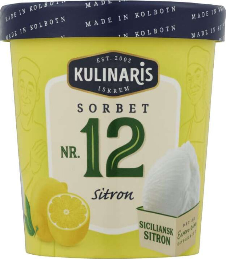 Kulinaris Sorbet Sitron 0,5l