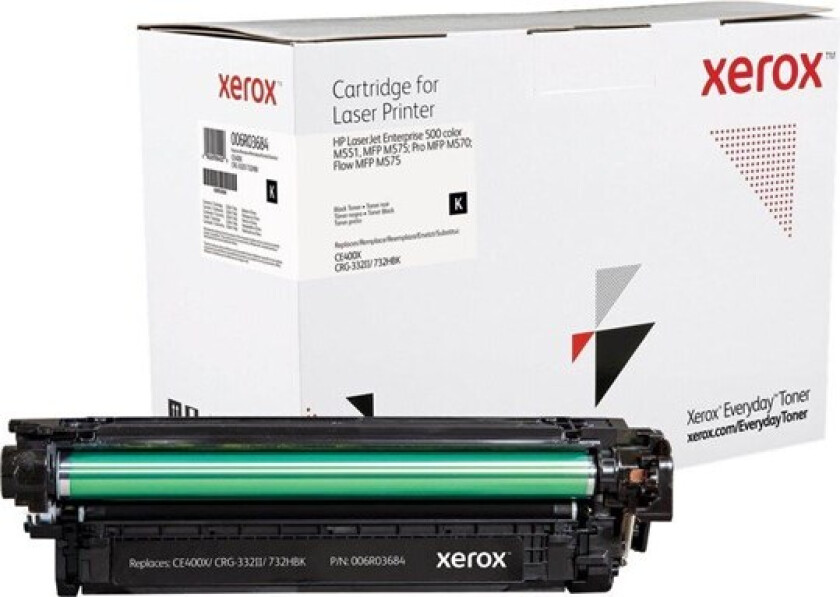 Everyday Hp Toner Svart 507x (ce400x) Høy Kapasitet