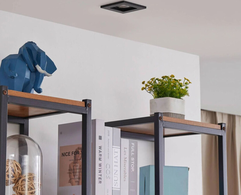 Thorid downlight, svart, 10 stk