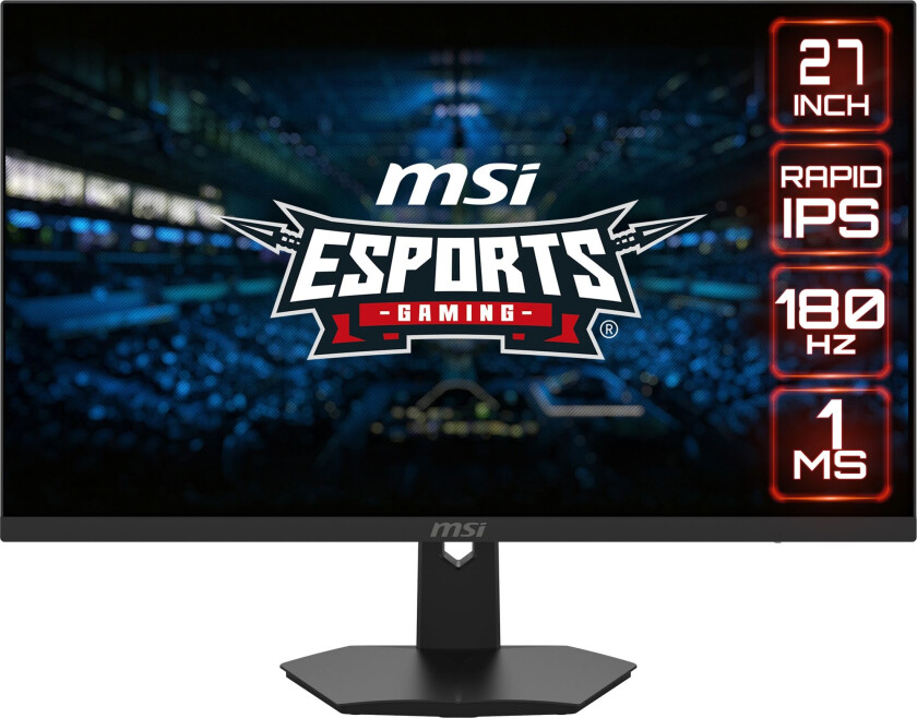 G274F - LED-skjerm - gaming - 27" - 1920 x 1080 Full HD (1080p) @ 180 Hz - Fast IPS - 250 cd/m² - 1000:1 - 1 ms - 2xHDMI, DisplayPort