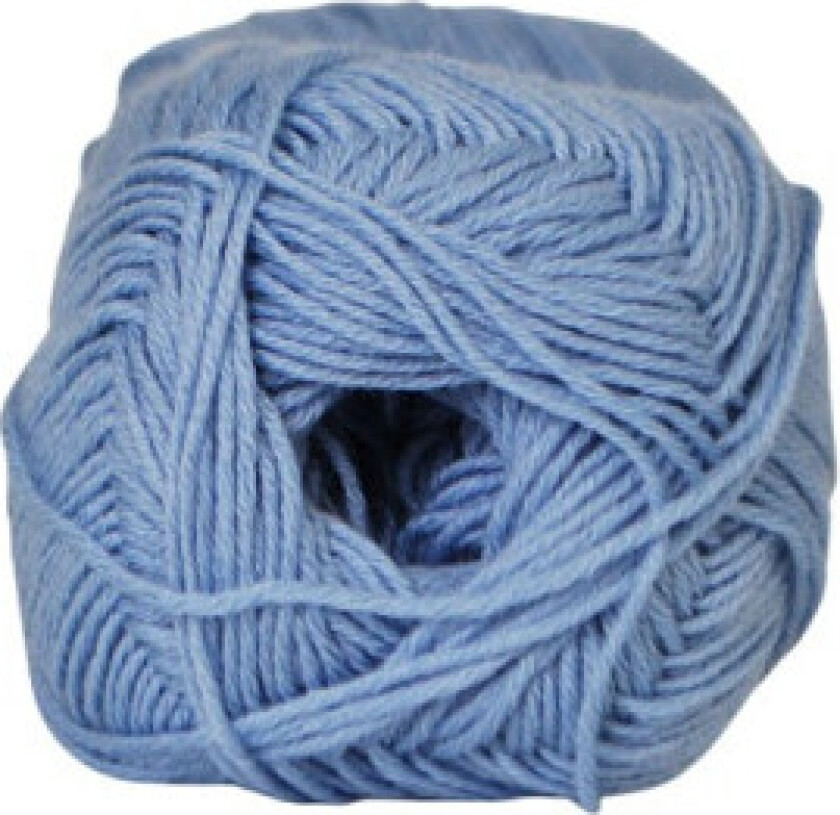 Lana Cotton 212 Garn Farge 6007 Isblå