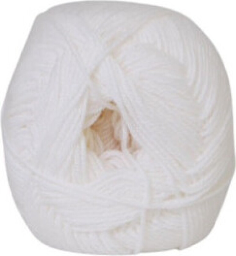 Lana Cotton 212 Garn Farge 1090 Hvit