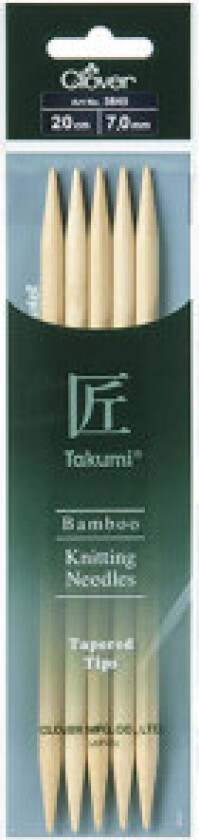 Takumi Strømpepinner Bambus 20cm 7.00mm