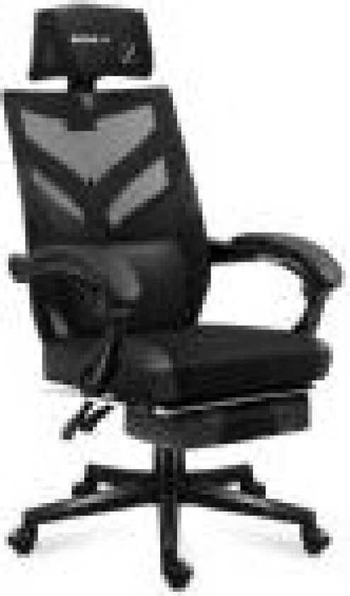 Huzaro Combat 5.0, PC-gamingstol, 140 kg, Maske sete, Mesh Ryggstø, PC, Sort