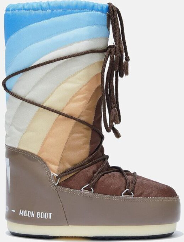 Moon Boot Mb Icon Rainbow - Shitake/brown-Bl Flerfarget 42-44