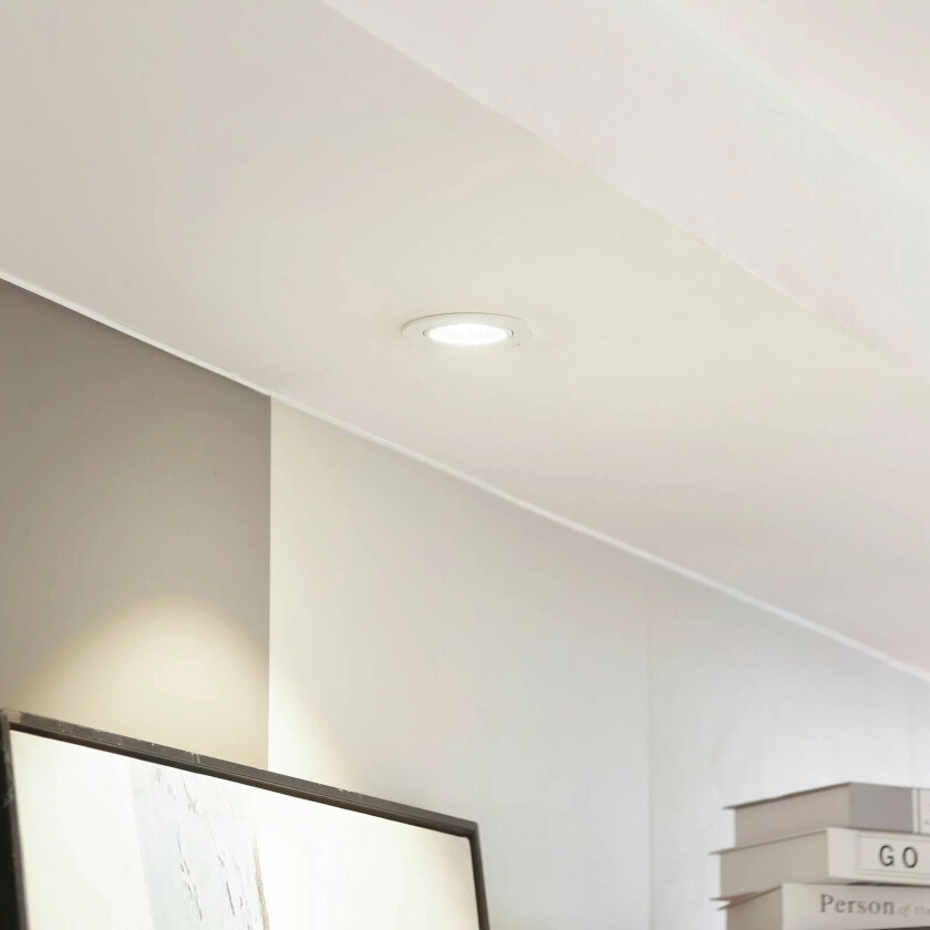 LED-downlight Zarik, hvit, 3 000K
