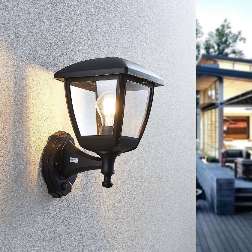 Utendørs vegglykt Acelya med bevegelsessensor