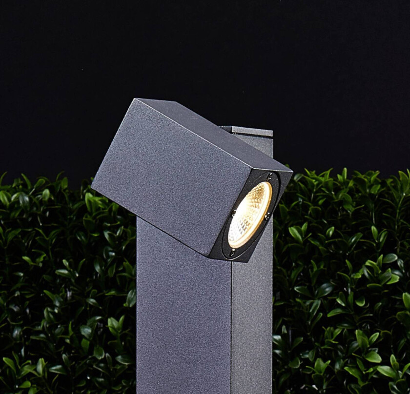 Lorik LED-gatelampe med justerbart hode