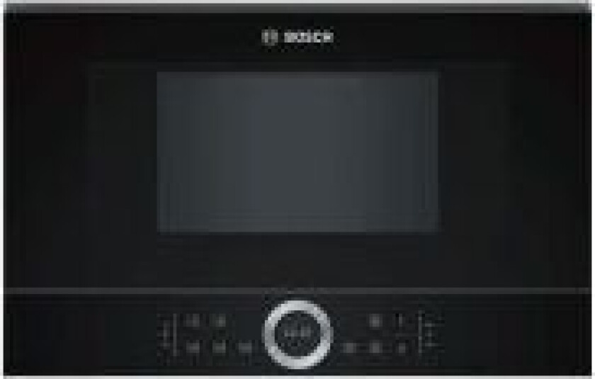 Serie 8 BFR634GB1 - Mikrobølgeovn - innebygd - 21 liter - 900 W - svart