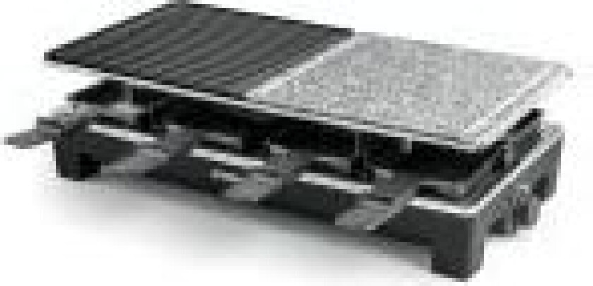 RCS 1350 raclettegrill aluminiumshus 8 avtakbare plater