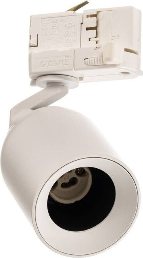 Brinja spot for 3-faset skinne hvit