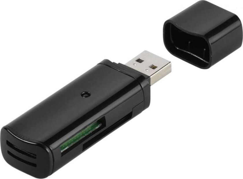 IT-USBCR, MMC, MS Duo, MS PRO Duo, Memory Stick (MS), MicroSD (TransFlash), SD, SDHC, SDXC, Sort, USB 2.0, Blister