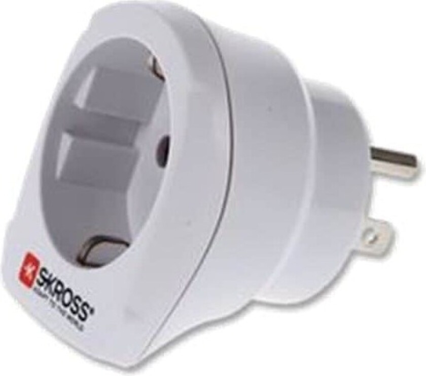 SKROSS Country Travel Adapter - Europe to USA (earthed)