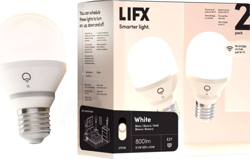 smart LED-pære 6324973 (2-pakning)
