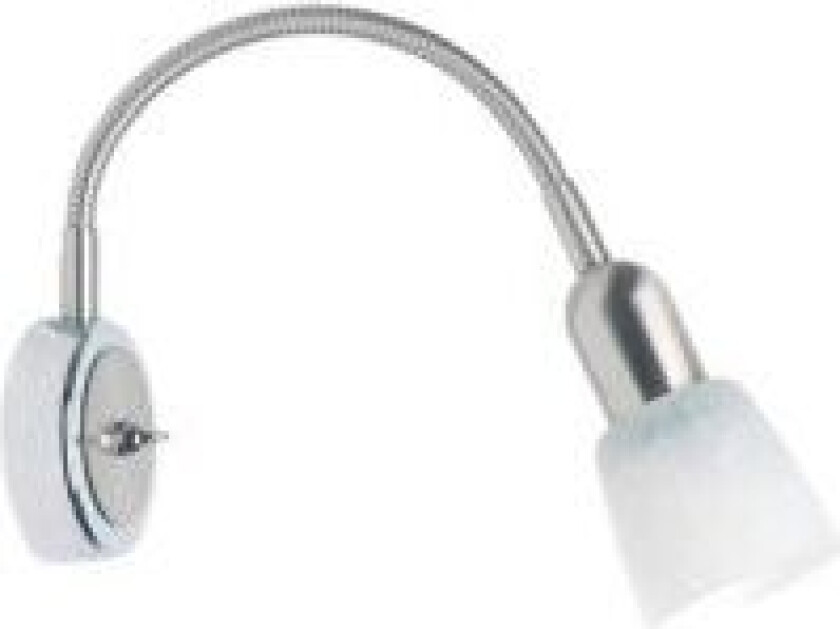 Sofia, Surfaced lighting spot, E14, 1 ampuller, LED, Nickel, Rustfritt stål, Hvit