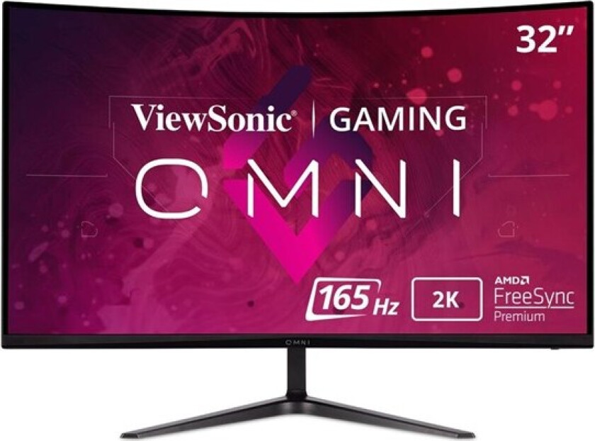 32" ViewSonic OMNI Gaming VX3218C-2K - LED monitor - curved - QHD - 32" - 1 ms - Skjerm