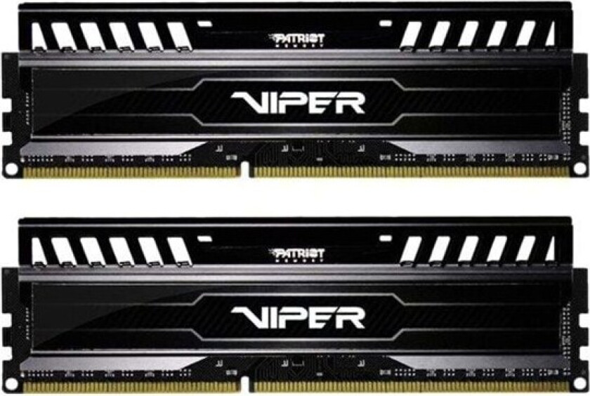 Patriot Extreme Performance Viper 3 Series Black Mamba Edition - DDR3 - sett - 8 GB: 2 x 4 GB - DIMM 240-pin - 1600 MHz / PC3-12800 - CL9 - 1.5 V - ikke-bufret - ikke-ECC