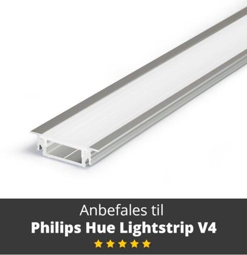 Bilde av Aluminum profile - Model G for Philips Hue and LIFX - Alu
