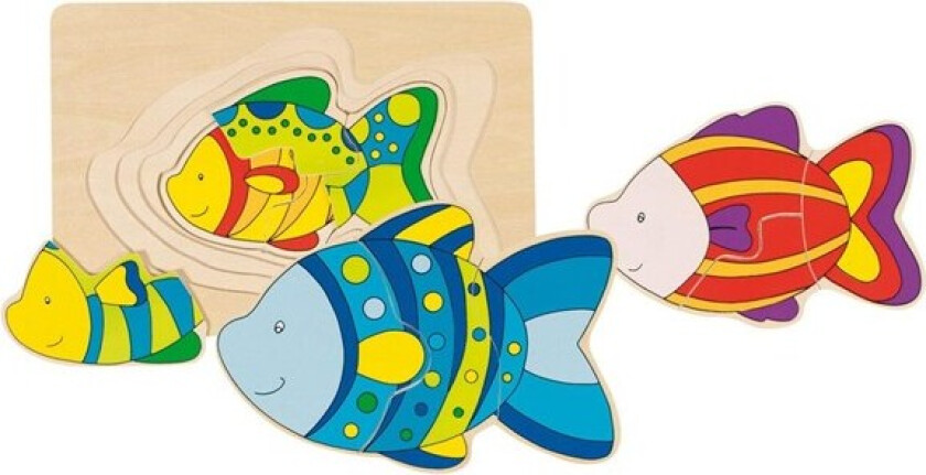 Wooden 3-layer Puzzle Vis Tre