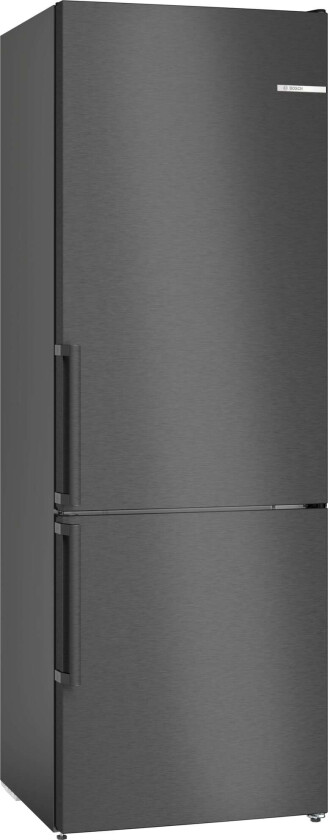 kombiskap KGN49VXCT (Sort inox)