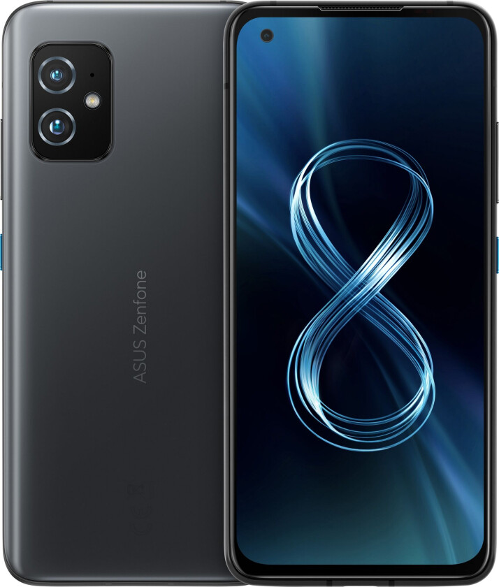 Zenfone 8 5G smarttelefon 8/128GB (obsidian black)