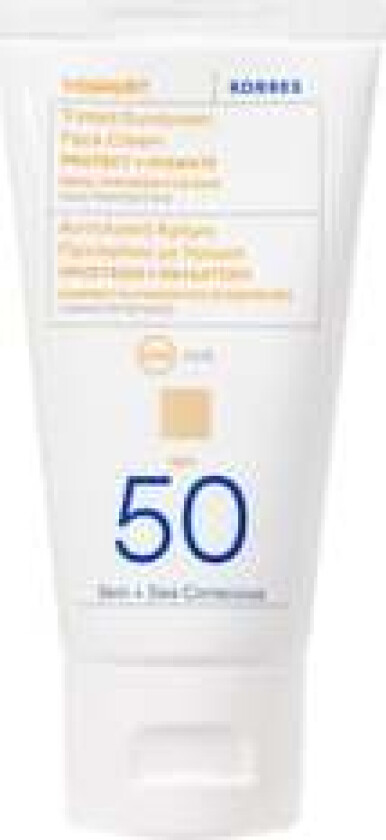 Sun Yoghurt Tinted Sunscreen Face Cream Spf50