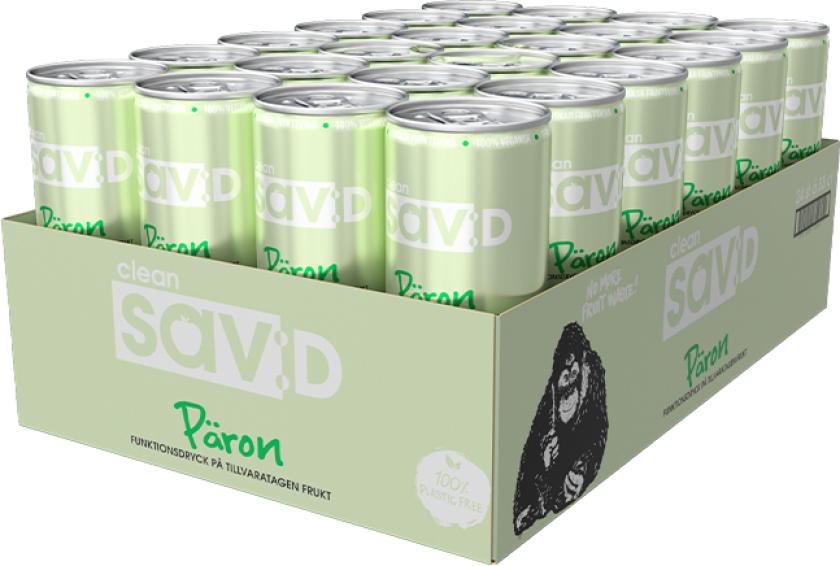 24 x Clean sav:D, 330 ml, Päron